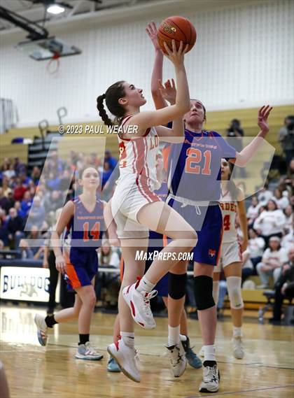 Thumbnail 2 in Our Lady of Lourdes Regional vs. Mountain View (PIAA 1A Semifinal) photogallery.