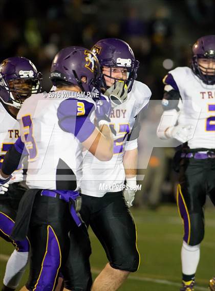 Thumbnail 2 in New Rochelle vs. Troy (NYSPHSAA Class AA Semifinal) photogallery.