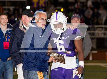 Thumbnail 3 in New Rochelle vs. Troy (NYSPHSAA Class AA Semifinal) photogallery.