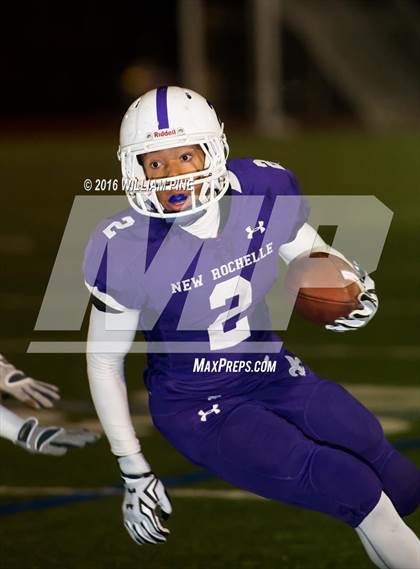 Thumbnail 3 in New Rochelle vs. Troy (NYSPHSAA Class AA Semifinal) photogallery.