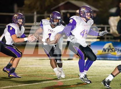 Thumbnail 2 in New Rochelle vs. Troy (NYSPHSAA Class AA Semifinal) photogallery.