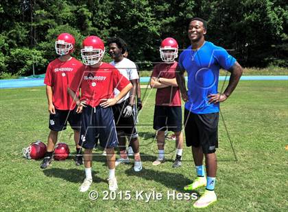 Thumbnail 1 in Dunwoody (Denver Broncos' Demaryius Thomas visit) photogallery.