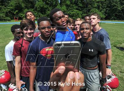 Thumbnail 1 in Dunwoody (Denver Broncos' Demaryius Thomas visit) photogallery.