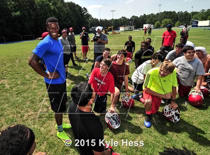 Thumbnail 2 in Dunwoody (Denver Broncos' Demaryius Thomas visit) photogallery.