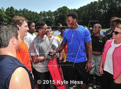 Thumbnail 3 in Dunwoody (Denver Broncos' Demaryius Thomas visit) photogallery.