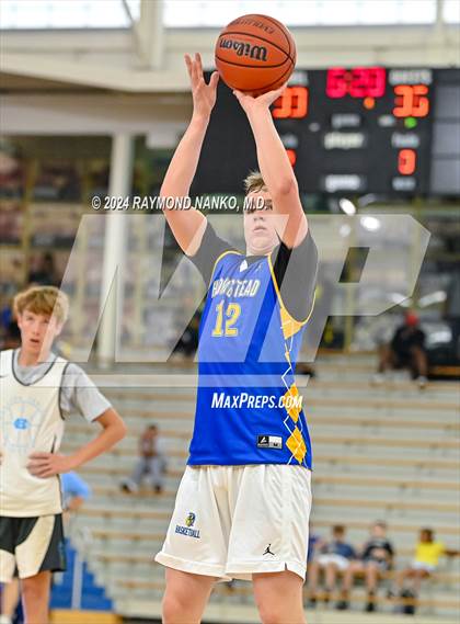 Thumbnail 1 in Hanover Central vs Homestead (IBCA / IHSAA Showcase) photogallery.