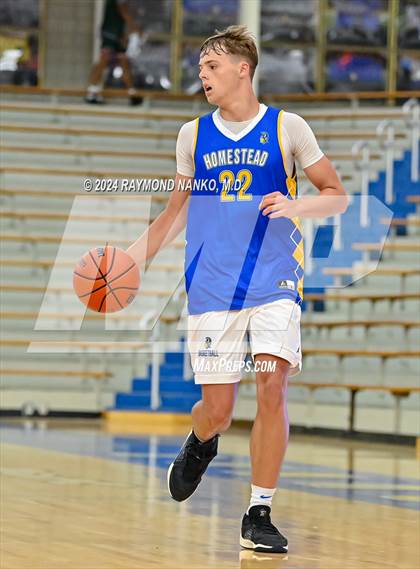 Thumbnail 2 in Hanover Central vs Homestead (IBCA / IHSAA Showcase) photogallery.