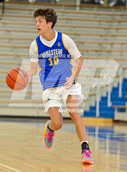 Thumbnail 1 in Hanover Central vs Homestead (IBCA / IHSAA Showcase) photogallery.