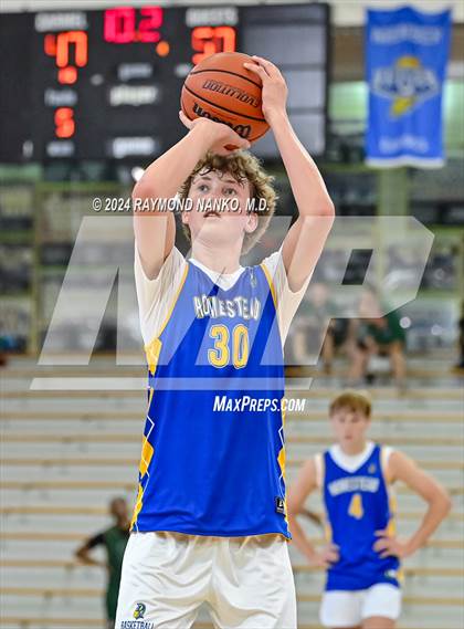 Thumbnail 1 in Hanover Central vs Homestead (IBCA / IHSAA Showcase) photogallery.