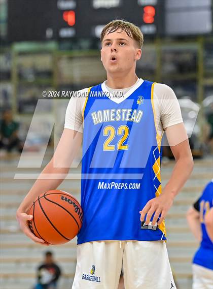 Thumbnail 1 in Hanover Central vs Homestead (IBCA / IHSAA Showcase) photogallery.