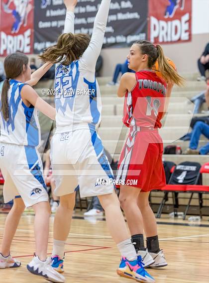Thumbnail 3 in Pahranagat Valley vs. Tonopah (NIAA 1A Central League Semifinal) photogallery.