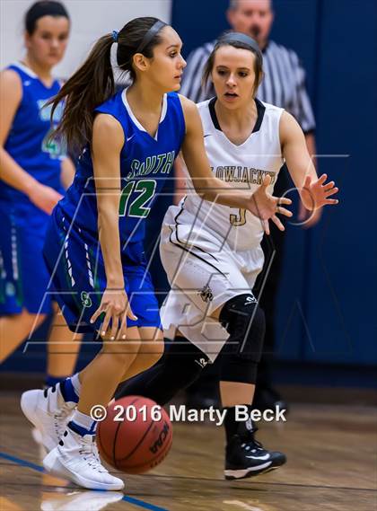 Thumbnail 2 in Lebanon vs Blue Springs South (State Farm Holiday Hoops Invitational) photogallery.
