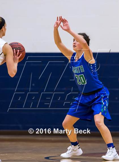 Thumbnail 1 in Lebanon vs Blue Springs South (State Farm Holiday Hoops Invitational) photogallery.