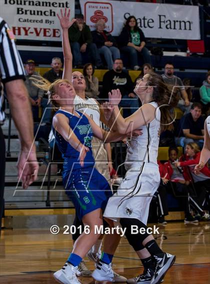Thumbnail 1 in Lebanon vs Blue Springs South (State Farm Holiday Hoops Invitational) photogallery.