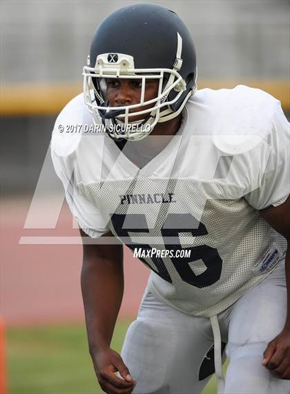 Thumbnail 3 in Desert Vista vs Pinnacle (Scrimmage) photogallery.