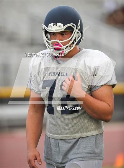 Thumbnail 2 in Desert Vista vs Pinnacle (Scrimmage) photogallery.