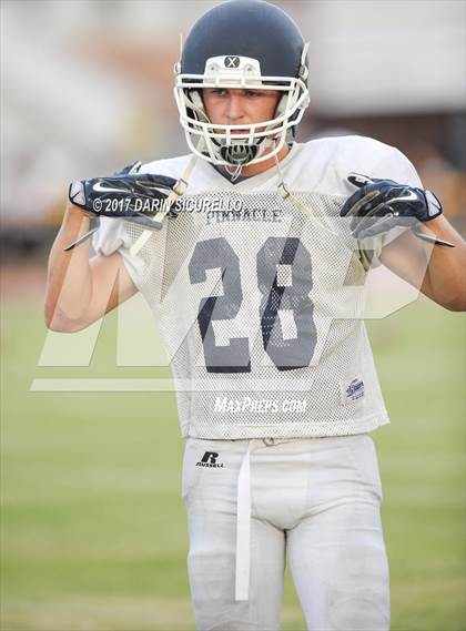 Thumbnail 3 in Desert Vista vs Pinnacle (Scrimmage) photogallery.