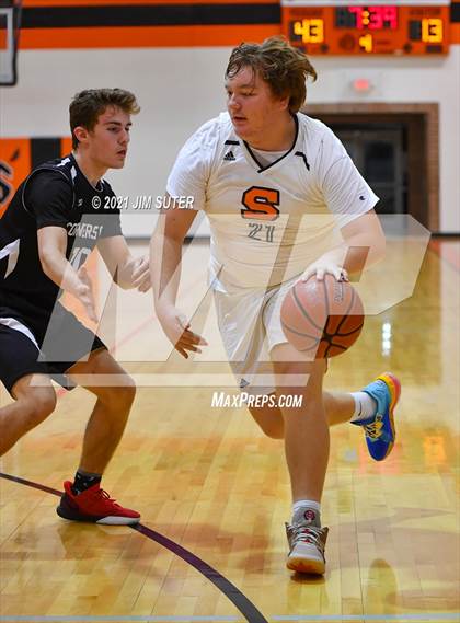 Thumbnail 1 in Cornerstone Christian Academy vs Somerville (Koppers Tournament) photogallery.