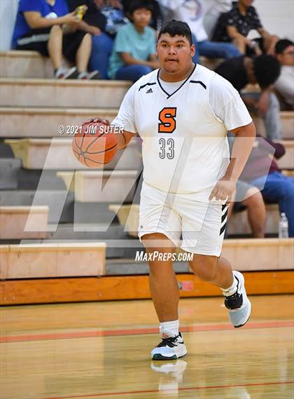 Thumbnail 3 in Cornerstone Christian Academy vs Somerville (Koppers Tournament) photogallery.