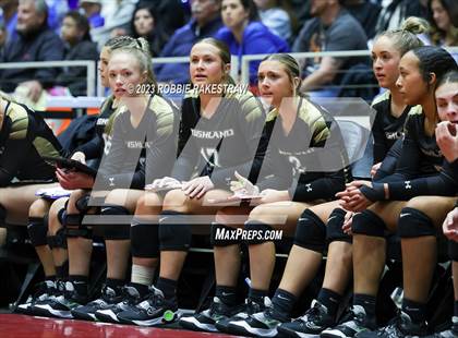 Thumbnail 3 in Gunter vs. Bushland (UIL 3A Volleyball Final) photogallery.