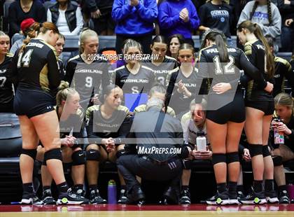 Thumbnail 2 in Gunter vs. Bushland (UIL 3A Volleyball Final) photogallery.