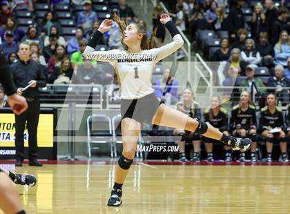 Thumbnail 1 in Gunter vs. Bushland (UIL 3A Volleyball Final) photogallery.