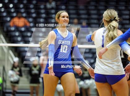 Thumbnail 1 in Gunter vs. Bushland (UIL 3A Volleyball Final) photogallery.