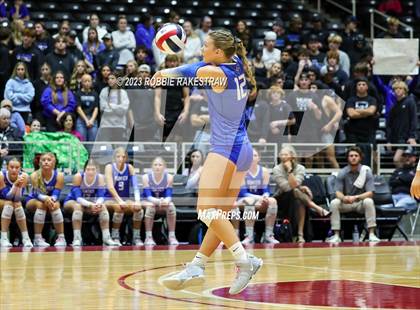Thumbnail 3 in Gunter vs. Bushland (UIL 3A Volleyball Final) photogallery.