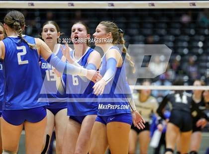 Thumbnail 1 in Gunter vs. Bushland (UIL 3A Volleyball Final) photogallery.
