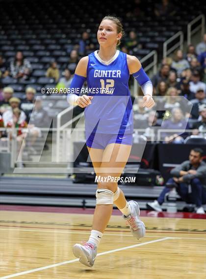 Thumbnail 3 in Gunter vs. Bushland (UIL 3A Volleyball Final) photogallery.