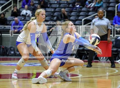 Thumbnail 3 in Gunter vs. Bushland (UIL 3A Volleyball Final) photogallery.
