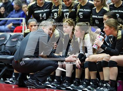 Thumbnail 1 in Gunter vs. Bushland (UIL 3A Volleyball Final) photogallery.