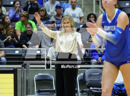 Thumbnail 2 in Gunter vs. Bushland (UIL 3A Volleyball Final) photogallery.