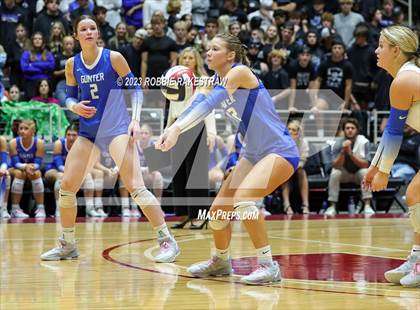 Thumbnail 2 in Gunter vs. Bushland (UIL 3A Volleyball Final) photogallery.