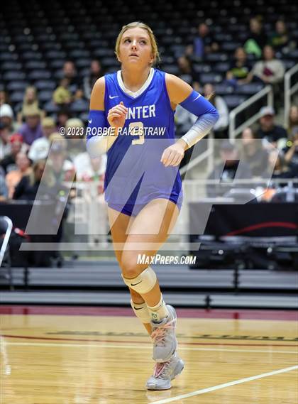 Thumbnail 1 in Gunter vs. Bushland (UIL 3A Volleyball Final) photogallery.