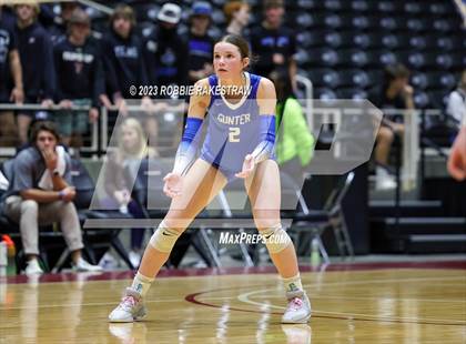Thumbnail 3 in Gunter vs. Bushland (UIL 3A Volleyball Final) photogallery.