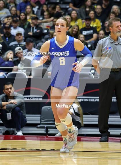 Thumbnail 3 in Gunter vs. Bushland (UIL 3A Volleyball Final) photogallery.