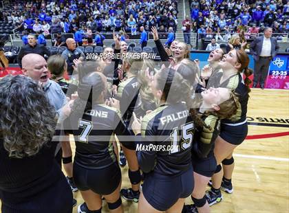 Thumbnail 3 in Gunter vs. Bushland (UIL 3A Volleyball Final) photogallery.