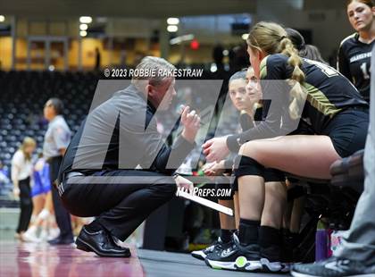 Thumbnail 3 in Gunter vs. Bushland (UIL 3A Volleyball Final) photogallery.