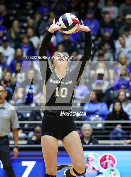 Thumbnail 1 in Gunter vs. Bushland (UIL 3A Volleyball Final) photogallery.