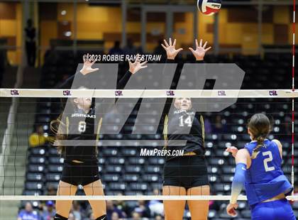Thumbnail 2 in Gunter vs. Bushland (UIL 3A Volleyball Final) photogallery.