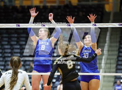 Thumbnail 3 in Gunter vs. Bushland (UIL 3A Volleyball Final) photogallery.