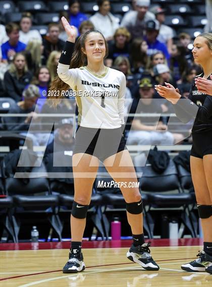 Thumbnail 1 in Gunter vs. Bushland (UIL 3A Volleyball Final) photogallery.