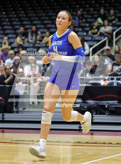 Thumbnail 2 in Gunter vs. Bushland (UIL 3A Volleyball Final) photogallery.
