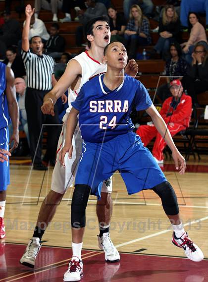 Thumbnail 2 in Harvard-Westlake vs. Serra (Fairfax State Preview) photogallery.