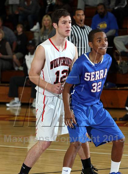 Thumbnail 1 in Harvard-Westlake vs. Serra (Fairfax State Preview) photogallery.