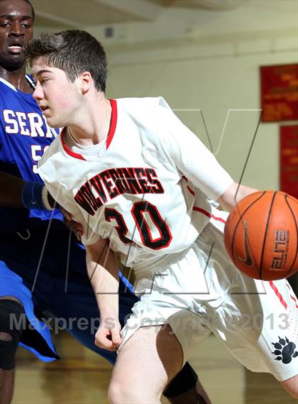 Thumbnail 3 in Harvard-Westlake vs. Serra (Fairfax State Preview) photogallery.