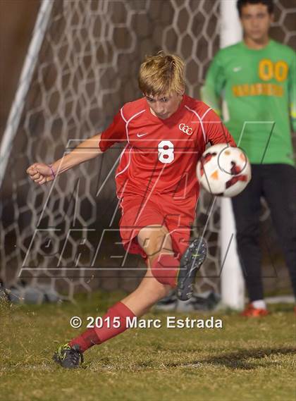 Thumbnail 3 in Clearwater Central Catholic vs St. Petersburg Catholic photogallery.