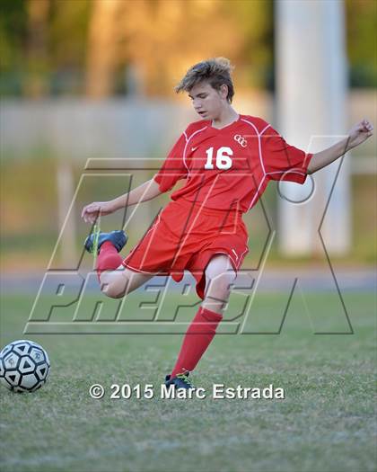 Thumbnail 2 in Clearwater Central Catholic vs St. Petersburg Catholic photogallery.