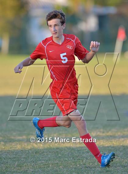 Thumbnail 3 in Clearwater Central Catholic vs St. Petersburg Catholic photogallery.